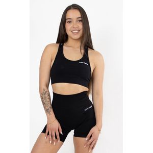 Eternity Sportbra | CAPO FINALE - Sportbra's | XL | Kleur Black | Sportkleding | Activewear | Gymkleding | Fitnesskleding | Sportoutfit | Fitness | Hardlopen | Crossfit | Yoga | Pilates | Krachttraining