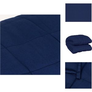 The Living Store Verzwaringsdeken - Katoen - 135x200 cm - 10 kg