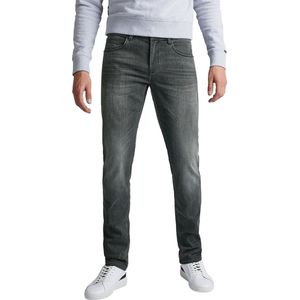PME Legend Heren Jeans Broeken NIGHTFLIGHT regular/straight Fit Grijs 28W / 32L Volwassenen