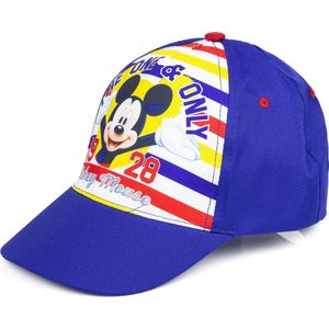 Disney Mickey Mouse Pet / Cap - Blauw - Maat 52 cm (±2-5 jaar)