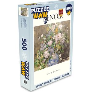 Puzzel Spring bouquet - Renoir - Bloemen - Legpuzzel - Puzzel 500 stukjes