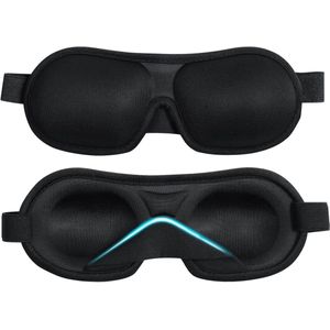 Ademend 3D Slaapmasker - 100% Lichtblokkerend - Geschikt voor Slapen en Reizen