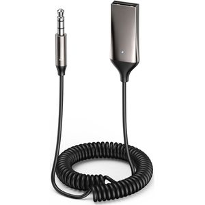 Bluetooth Receiver Aux - Ontvanger - Carkit - Zwart