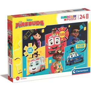 Clementoni - Puzzel 24 Stukjes Maxi Firebuds, Kinderpuzzels, 3-5 jaar, 24244