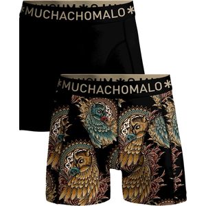 Muchachomalo Heren Boxershorts - 2 Pack - Maat S - 95% Katoen - Mannen Onderbroeken