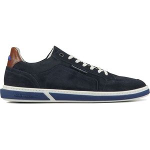 Floris van Floris van Bommel van Floris van Bommel Sneakers Heren - Lage sneakers / Herenschoenen - Suède - SFM-10202 sue - Blauw - Maat 47