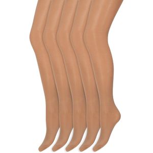 Glans panty | 35 Denier | Merk: Marianne | Maat: S t/m XXL | Kleur: Wineblush | 5 Paar