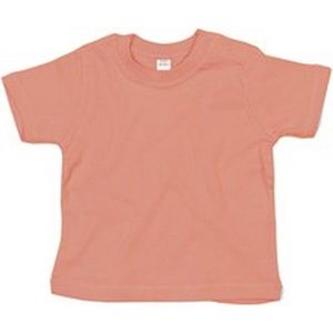 BabyBugz - Baby T-Shirt - Poeder Roze - 100% Biologisch Katoen - 62-68