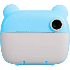 Livano Digitale Foto Camera - Blauw - Oplaadbaar - Met Printer