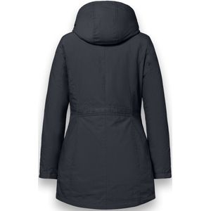 District - ASPEN - Damesjas - Dark Shadow - Middellange Parka - Waterafstotend