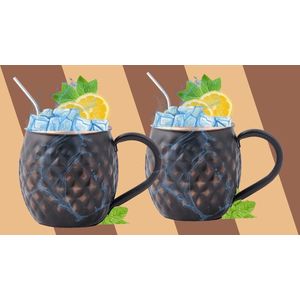 Moscow Mule Bekers - Moscow Mule Beker - Moscow Mule - Moskow Mule Bekers - Cocktailglas - Cocktailglazen