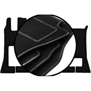 Complete set veloursmatten voor: Mercedes Actros MP5 truck (2019-)