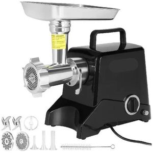 Elektrische Gehaktmolen - Voor alle soorten Vlees - Vleesmolens - worstenmaker - 419LBS/H - 6575W - Commerciële vleesmolen - Keukenmolenmachine - Zwart