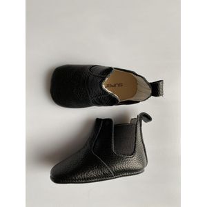 Supercute leren baby laarsjes zwart 12 tot 18 maanden maat 22-24