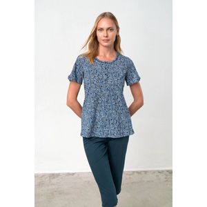 Vamp - Pyjama met korte mouwen - 100% katoen - Maat L