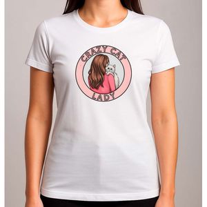 Crazy Cat Lady - T Shirt - Cat - CuteCat - CatLover - CatLife - Kat - LieveKat - GrappigeKat - KattenLiefhebber - BestMom - MamaLeven