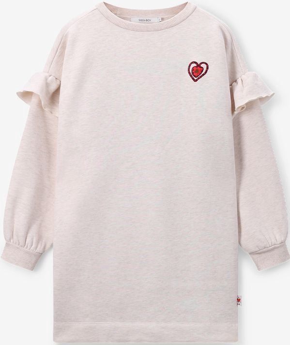 Sissy-Boy - Sweatjurk - Lichtgrijs - Met Ruffles