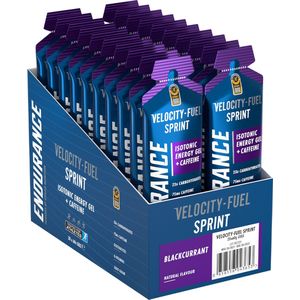 Applied Nutrition Velocity Fuel Sprint - Energiegel - Energygel - Isotone Gels - Cassis - 20 gels (20 x 60 ml)