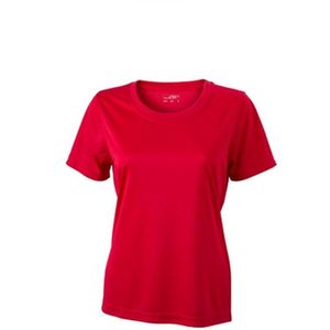 James and Nicholson Vrouwen/dames Actieve Tee (Rood)
