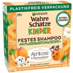 GARNIER ULTRA DOUX - LOVING BLENDS - KIDS - KINDEREN - ABRIKOOS - VEGAN - SILICONENVRIJ - ZONDER CONSERVEER MIDDELEN - SHAMPOO BAR - VOORDEEL - 2 X 60GRAM