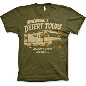 Breaking Bad Heisenberg's Desert Tours T-Shirt Olive-2XL