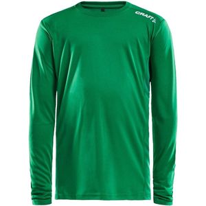 Craft Rush Running Longsleeve Kinderen - Groen | Maat: 134/140
