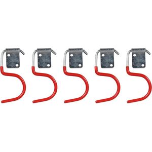 Benson Set ophanghaken - gegalvaniseerd met kunststof coating - 5 stuks - 8,5 x 4,2 cm