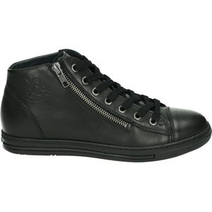 AQA Shoes - A8600 - Hoge sneakersVeterlaarzenDames veterschoenenDames sneakersHalf-hoge schoenen - Kleur: Zwart - Maat: 39