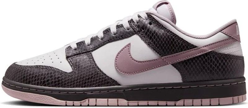 Nike - Dunk Low - Sneakers - Grijs/Paarse - Leer
