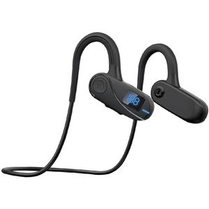 Vitdipy - Bone Conduction Headphone - Sport koptelefoon - Open Ear Koptelefoon - Draadloze Bluetooth Koptelefoon - Bluetooth 5.3 - Waterdicht - Zwart