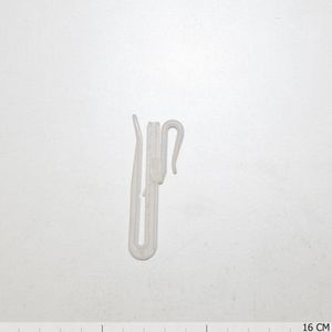verstelbare plastic inschuif gordijnhaak 20st 9 cm