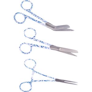 LINKSHANDIG Verpleegkundige Scharenset - Porselein | MDR Gecertificeerd - Zorg - Zuster - Cadeau - Verpleegkunde - Accessoires - Nurse Cadeau - Verpleegkundige Schaar - Verpleegkundige Artikelen