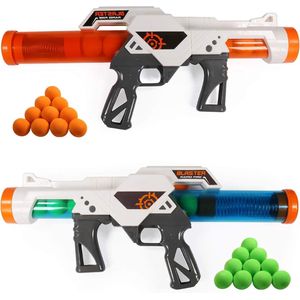 Speelgoedpistool - Dual Battle Pack - Foam Ball Air Powered Shooter Toy Guns voor 6+ Jaar Kinderen
