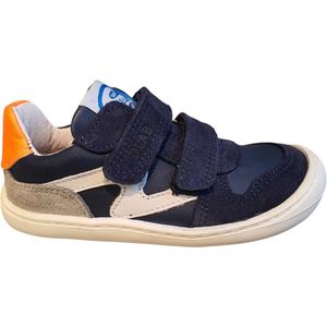 Develab - 45301-633 - Lage Schoen - Blauw Combi - Klittenbanden - Leder