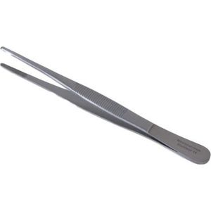 Wattenpincet Medipharchem - Metaal - RVS - Veelzijdig te gebruiken - Recht