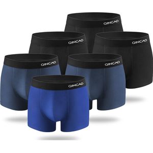 Boxershorts Heren - Qincao Elegant Mix - Maat XXL - Multipack (6) - Premium Heren Onderbroeken