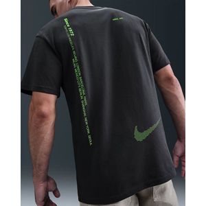 Nike - NSW Tee M90 Swoosh Sport - Sport T-shirt - Antraciet - Korte Mouw