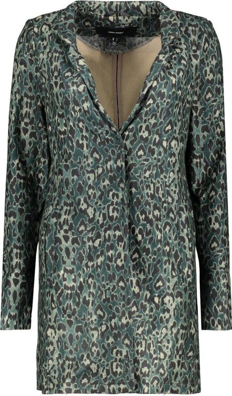 Vero Moda VMBRUSHEDKATRINELEO AW21 3/4 JKT GA BOOS Dames Jas - Maat S