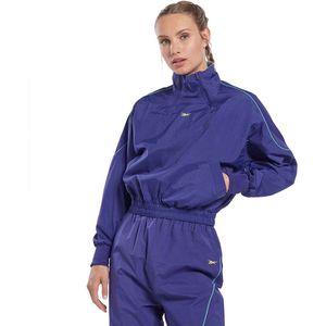 REEBOK Les Mills® Woven Cover-Up Sweatshirt Dames - Purple - S
