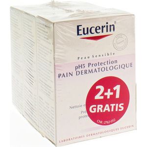 Eucerin - Ph5 - Wastablet - 100g - Zeepvrij - 2+1 Gratis