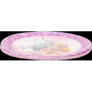 Papieren bordjes Paw Patrol roze _ kartonnen bordjes - Sky - 10 stuks