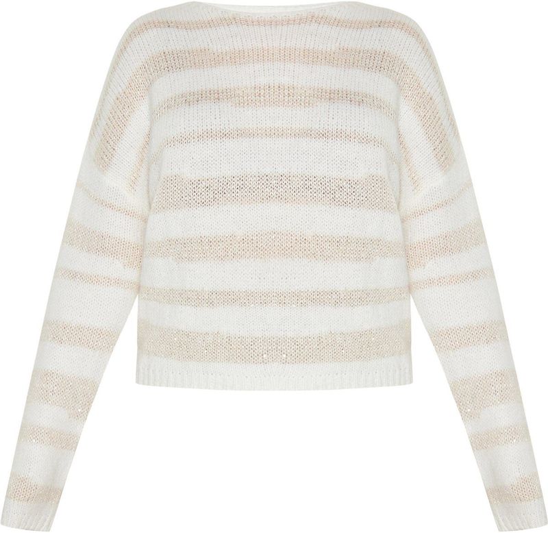 usha - Fashion Look Collection - Sweater - Met Stripes - Relaxed Fit