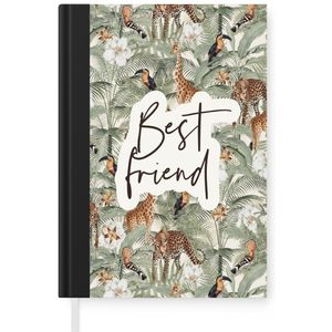 Notitieboek - Schrijfboek - Vriendschap - Best friends - Quotes - Best friend - Spreuken - Notitieboekje klein - A5 formaat - Schrijfblok