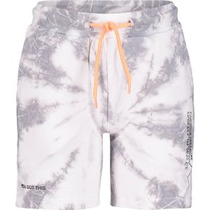 4PRESIDENT Korte Broek Jongens Short - Light Grey Tie Dye - Maat 116