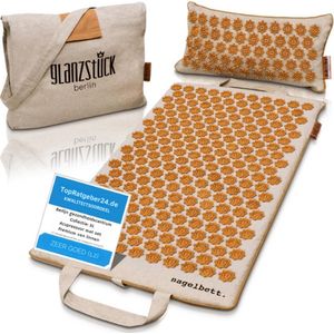 Glanzstück Berlin® Shakti Mat - Shakti - Spijkermat Set met Spijkerkussen - Shakti Mat Met Kussen - Shakti Mat Acupressuur Mat - Shakti Mat Original - Shakti Mat - Acupressuur Mat - Shakti Mat Set