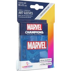 Board Game Sleeves 'Marvel Champions: Marvel Blue' 66 x 91 mm (51ST) - Accessoires