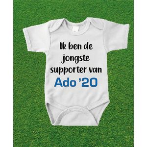 Rompertje jongste supporter van Ado’20.