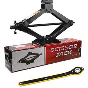 Schaarkrik 2,5 ton - Garagekrik met Draaibare Kop en Ratelsleutel voor Auto's