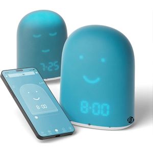 Equivera Slaaptrainer - Slaaptrainer Kinderen - Slaapwekker - Kinderwekker - Nachtlampje - Digitale Wekker