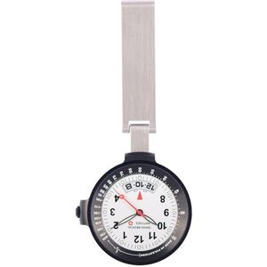 Swiss Medical Care Line Black White - Verpleegkundehorloge - Cadeau - Zorgpersoneel - Ziekenhuis - Verpleegster Accessoires